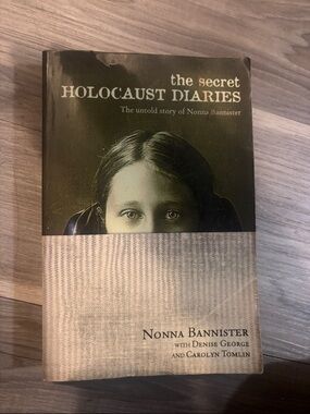 The Secret Holocaust Diaries by Nonna Bannister - Black & Beige Cover